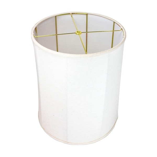 15x16x19 Collapsible Drum Lamp Shade Premium Light Oatmeal Linen