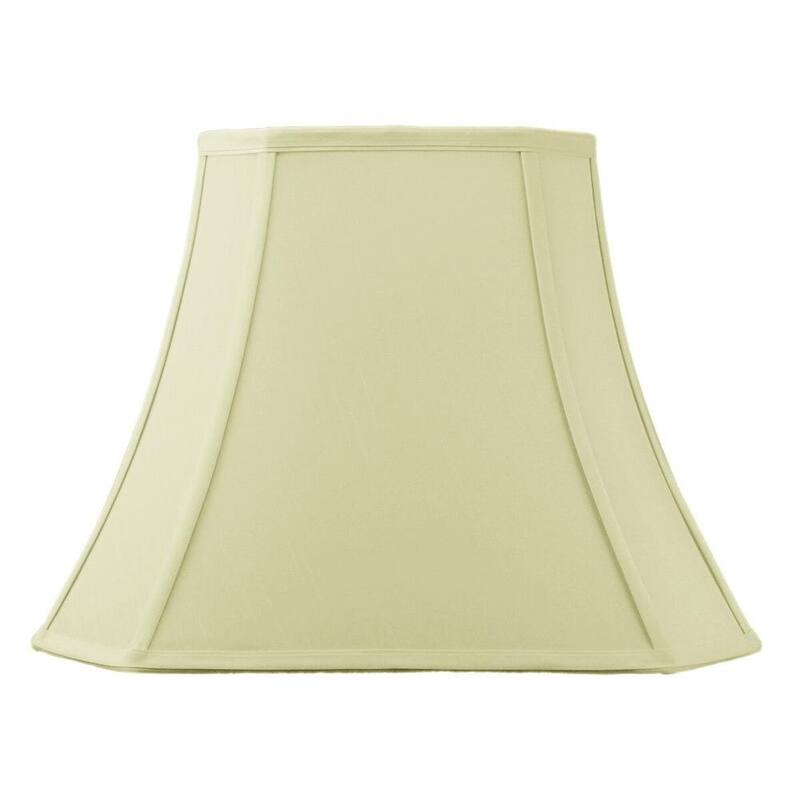 9x16x12 Square Cut Corner Lamp Shade Eggshell