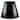 10x18x15 Black Parchment Gold-Lined Empire Lamp Shade