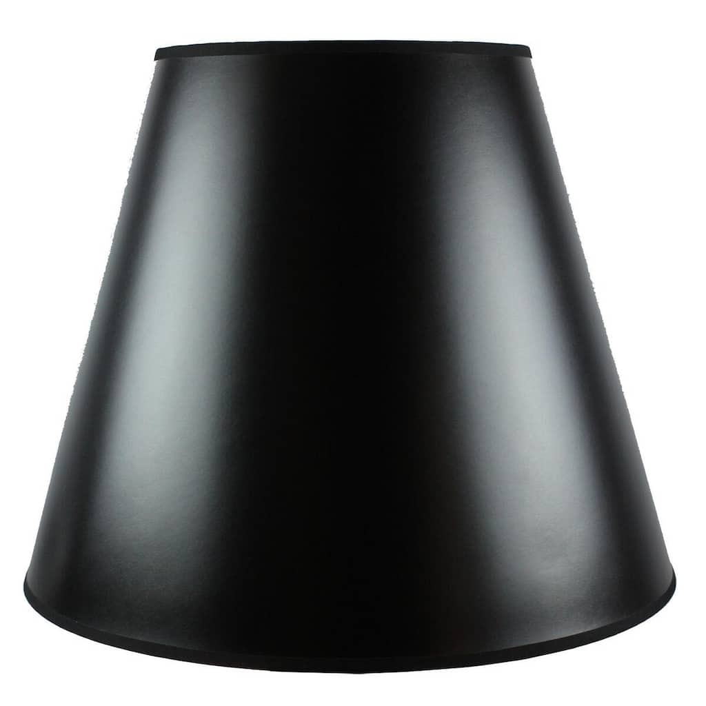 10x18x15 Black Parchment Gold-Lined Empire Lamp Shade