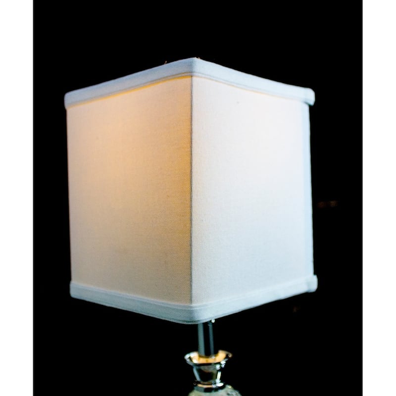 Rectangular Drum Lampshade (6x6) (6x6) x 7 White