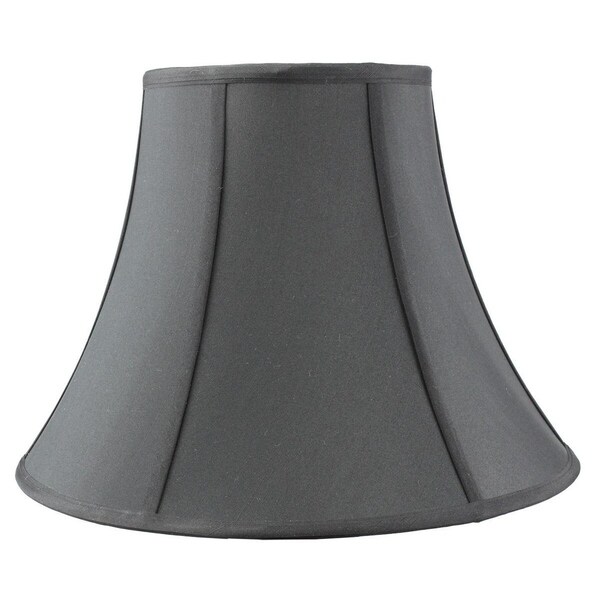 white lampshade with gold lining