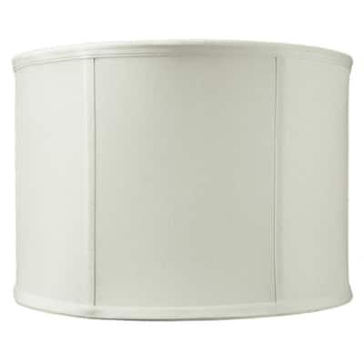 14x14x10 Drum Lamp Shade Premium Light Oatmeal Linen