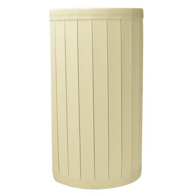 4.5x4.5x8.38 Hardback UNO Crisp Pleat Drum Lamp Shade Eggshell