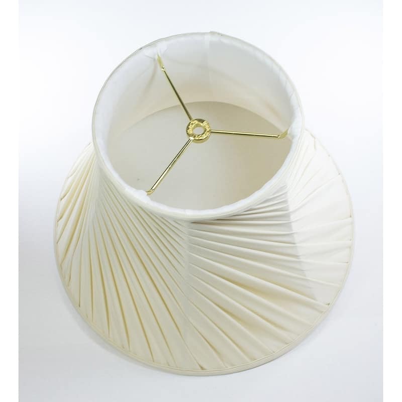 8x16x12 Crisp Linen Twist Bell Lamp shade