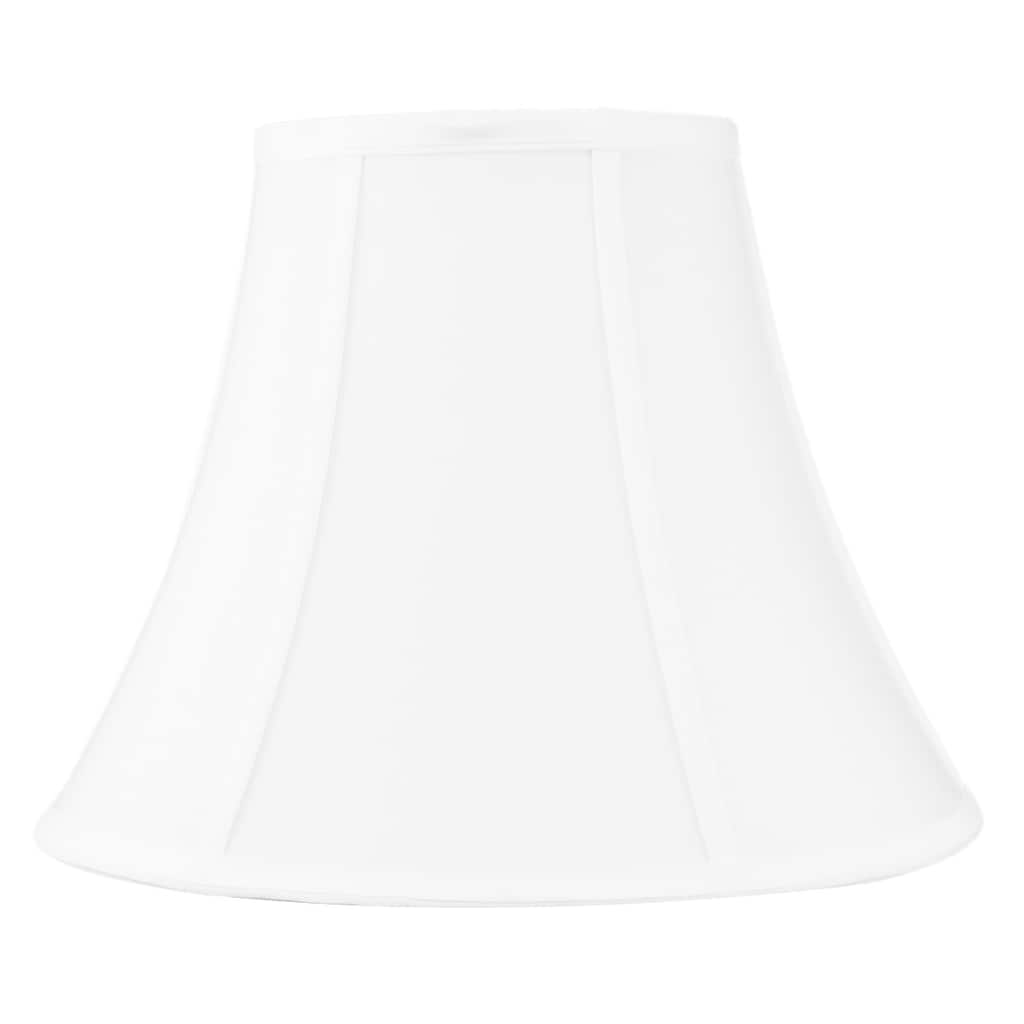 7x14x11 White Bell Shantung Lampshade