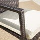 Adina Outdoor 7-piece Rectangular Wicker Aluminum Dining Set with Cushions by Christopher Knight Home - Thumbnail 5