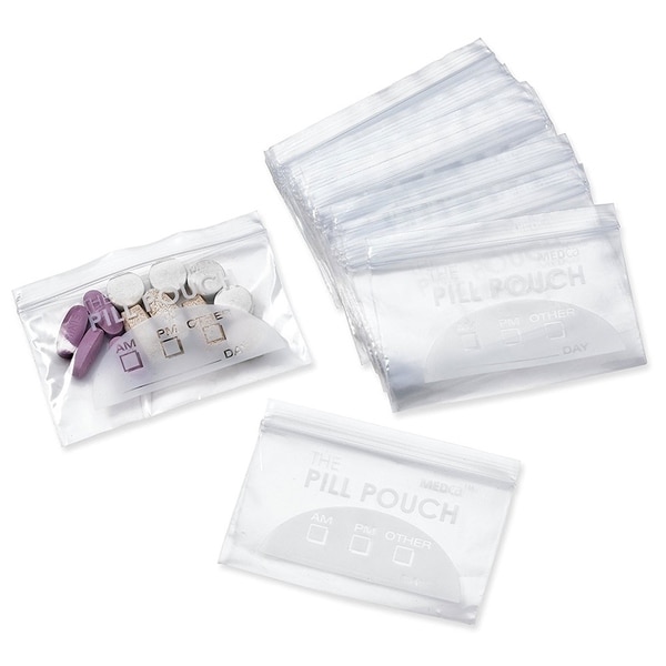 Shop MEDca Pill Bag Pouch Reusable Plastic Pill Organizer Bags - Free Shipping On Orders Over ...