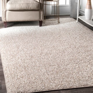 Subtle Rug Nuloom Contemporary Beige Solid Subtle Texture Rug - Bed Bath & Beyond ...