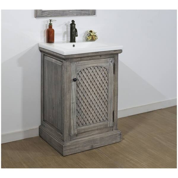 Rustic Style 24 Inch Bathroom Vanity 18505127 Rustic Style 24 Inch Bathroom Vanity