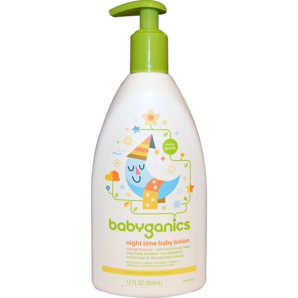 babyganics night time shampoo and body wash