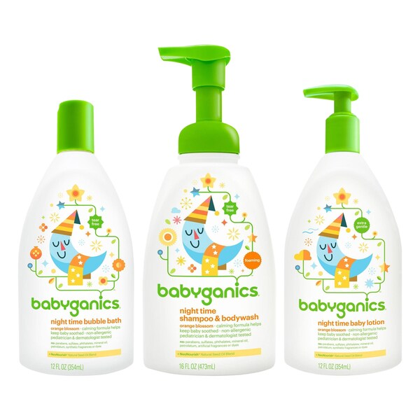 babyganics bath set