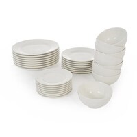 Shop Oneida Naturally White Dinnerware 32-Pc Set, Service for 8 ... Shop Oneida Naturally White Dinnerware 32-Pc Set, Service for 8 ...