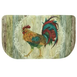 Memory Foam Rugs Find Great Home Decor Deals Ping At Printed Memory Foam Rooster Strut Kitchen Rug By Bacova Multi Color 1