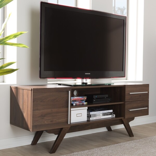 Mid Century Brown Tv Stand By Baxton Studio On Free Mid Century Brown Tv Stand By Baxton Studio