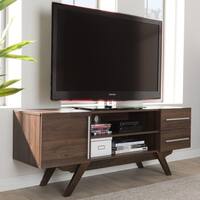 Mid-Century Brown TV Stand by Baxton Studio