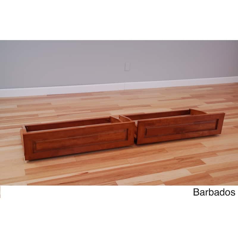 Porch & Den Dent Full Size Futon Storage Drawers - barbados