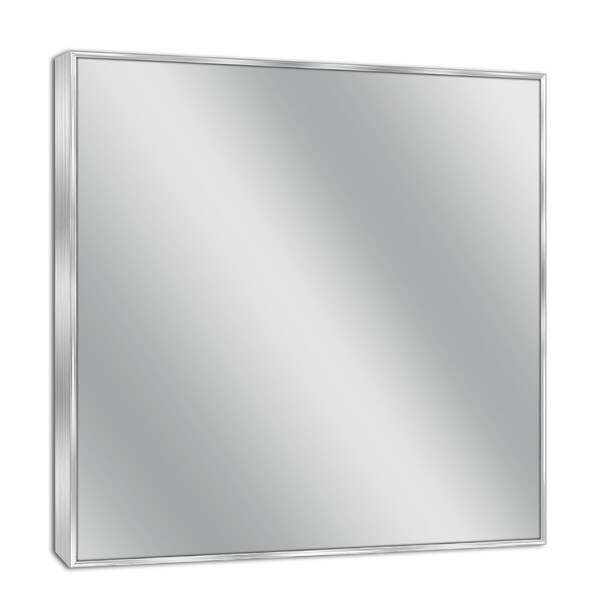 Headwest Spectrum Brush Nickel Wall Mirror Brushed Headwest Spectrum Brush Nickel Wall Mirror Brushed 30 X 36