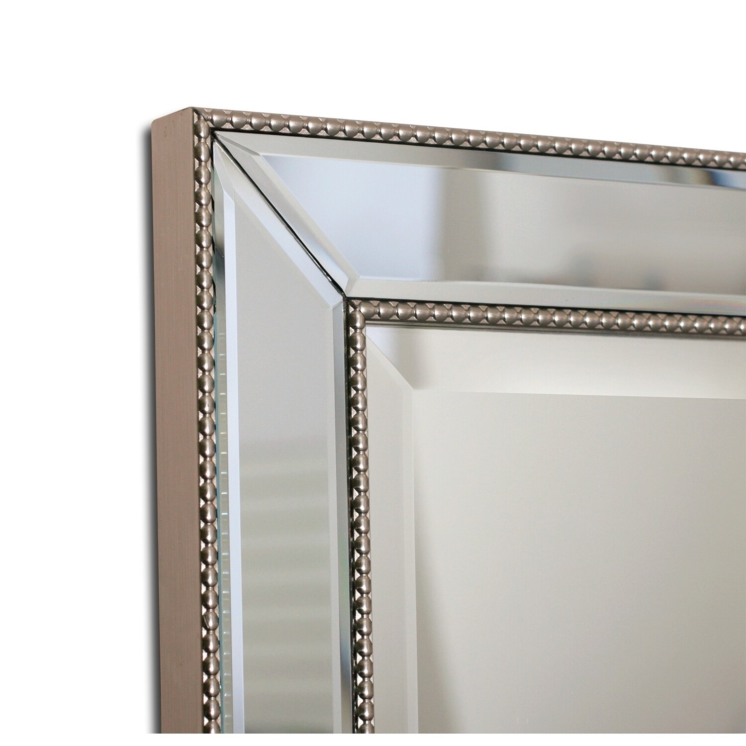 Shop Headwest Metro Beaded Recessed Medicine Cabinet Silver Champagne 16 X 26 16 X 26 Overstock 18506176