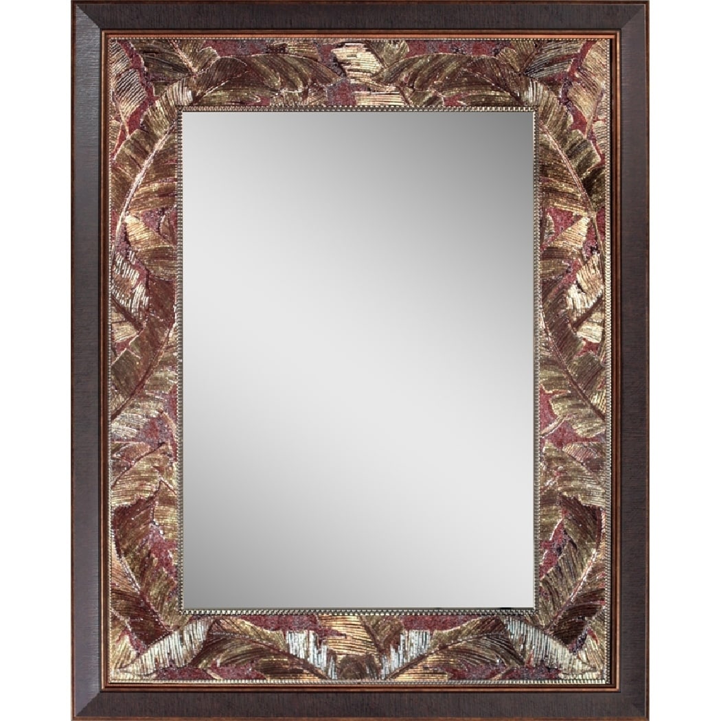 27-Inch by 35-Inch Head West Genoa Mirror