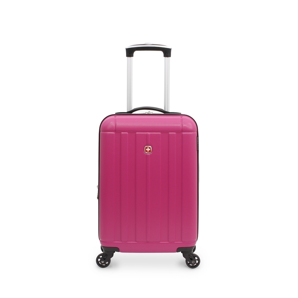 swiss gear pink luggage