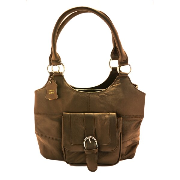 ladies leather tote