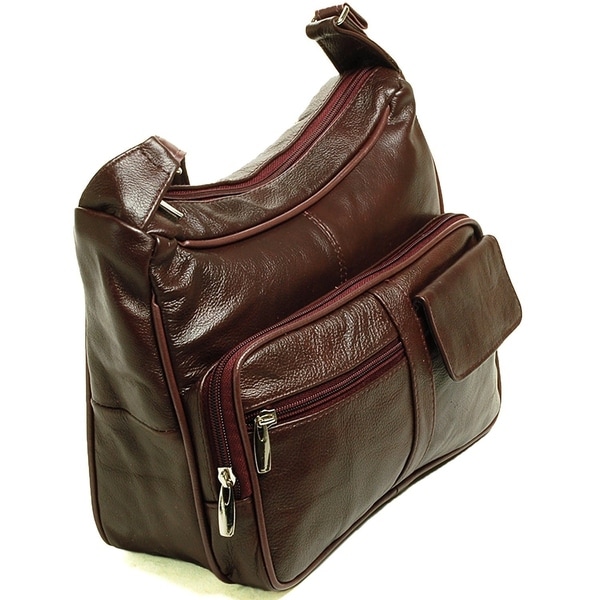AFONiE Genuine Leather Shoulder or Crossbody Handbag