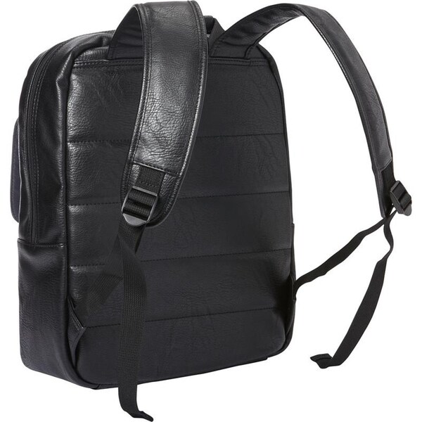 vegan leather backpack laptop