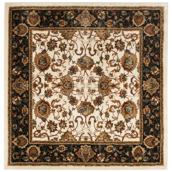 Safavieh Summit Ivory/ Dark Grey Rug - 6'7 Square