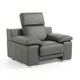 preview thumbnail 5 of 3, Marcelino Black Italian Genuine Leather 3-piece Living Room Set