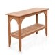 Havenside Home Leon Teak Console Table - Thumbnail 7
