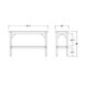 Havenside Home Leon Teak Console Table - Thumbnail 5