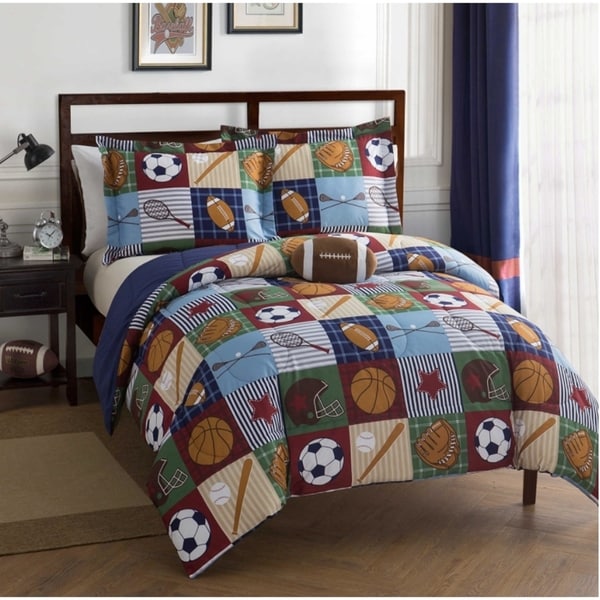 football twin bed set