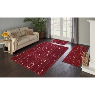 Sets Area Rugs Online At Our Best Deals Nourison Grafix 3 Piece Red Area Rug Set 5