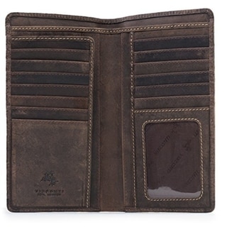 Visconti 724 Hunter Distressed Leather Tall Bi-fold RFID Wallet