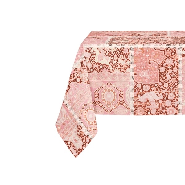 Kavka Designs Boho Patchwork Table Cloth By Marina Gutierrez - 70 x 90 inches