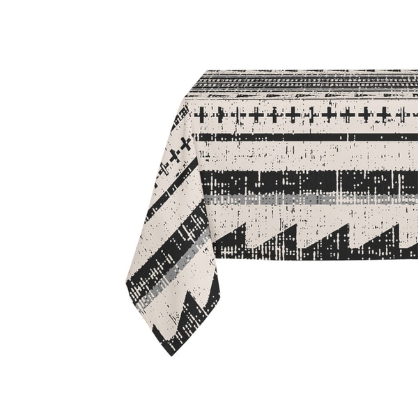 Kavka Designs Triangle Stripe Table Cloth By Michelle Parascandolo - 70 x 90 inches