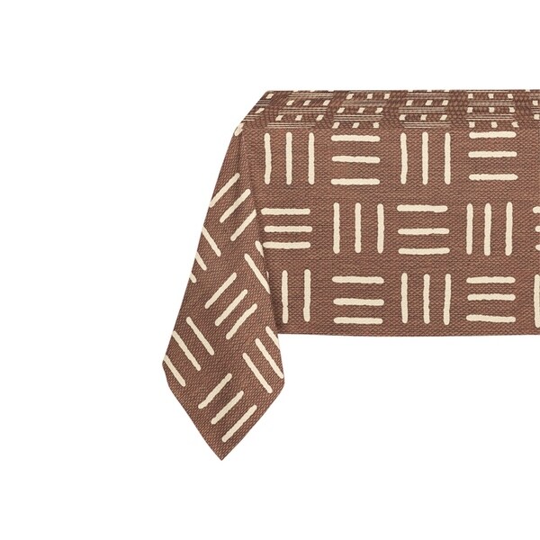 Kavka Designs Mudcloth Table Cloth By Marina Gutierrez - 70 x 90 inches