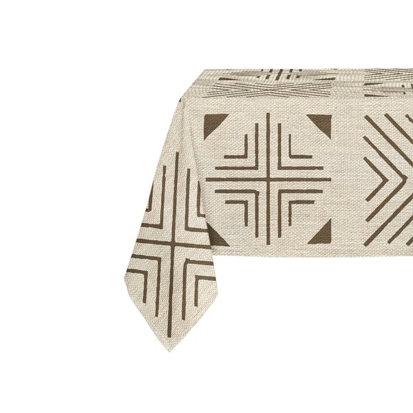 Kavka Designs Mudcloth Table Cloth By Marina Gutierrez - 70 x 90 inches