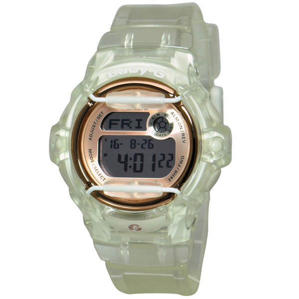 rose gold baby g watch