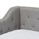 preview thumbnail 13 of 17, Contemporary Fabric Daybed with Trundle by Baxton Studio