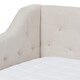preview thumbnail 7 of 17, Contemporary Fabric Daybed with Trundle by Baxton Studio