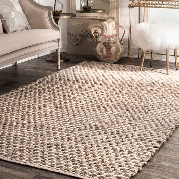 Shop nuLoom Handmade Textured Basketweave Natural/Tan ...