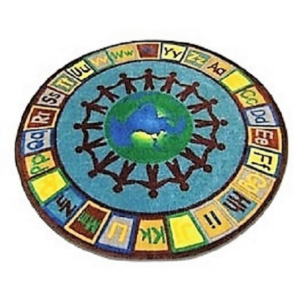 Earth Tones Alpha World Nylon Educational Area Rug 6 X Earth Tones Alpha World Nylon Educational Area Rug 6 X27