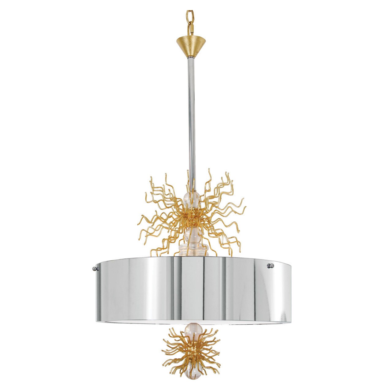 Van Teal 466350 Blast Chandelier - Silver (Van Teal Blast Chandelier) - Chandeliers For Bedrooms by Overstock.com
