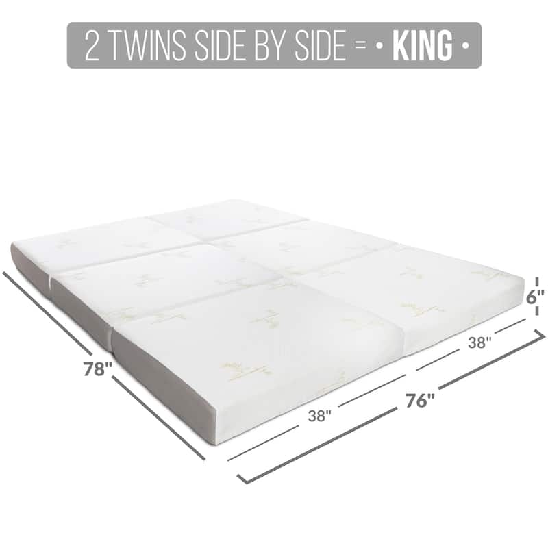 Milliard Twinsize 6inch Memory Foam Trifold Mattress On Sale