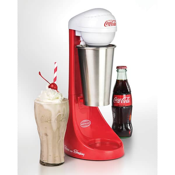 Cold Stone Milkshake Maker with Stainless Steel Mixing Cup 16 ounce,  Electric Drink Maker