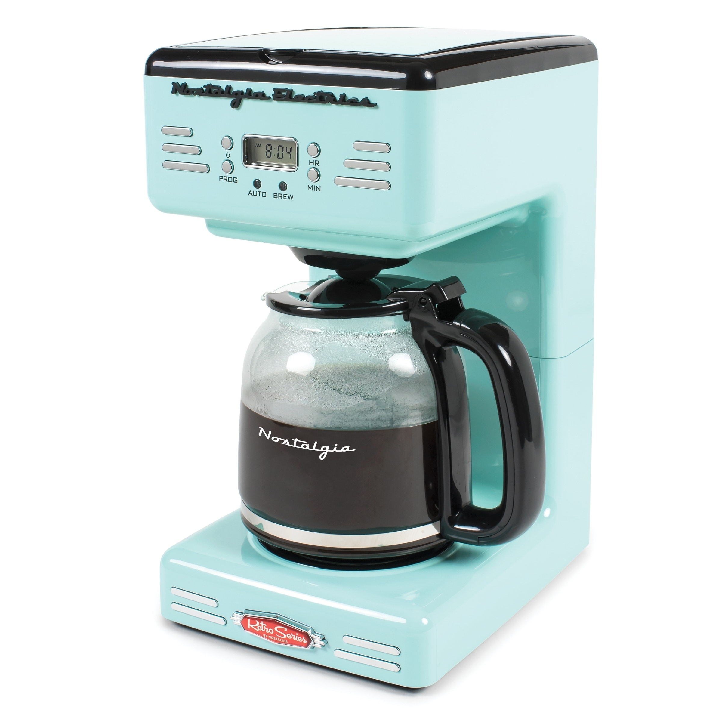 nostalgia rcof120 retro 12 cup programmable coffee maker