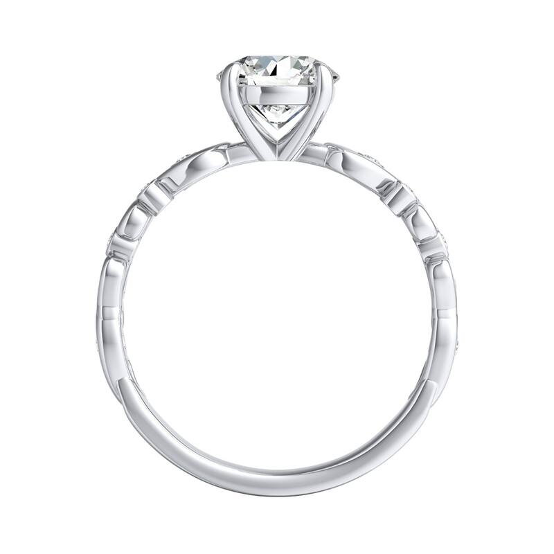 Auriya 14k Gold 3/4ctw Vintage Oval-cut Solitaire Diamond Engagement Ring