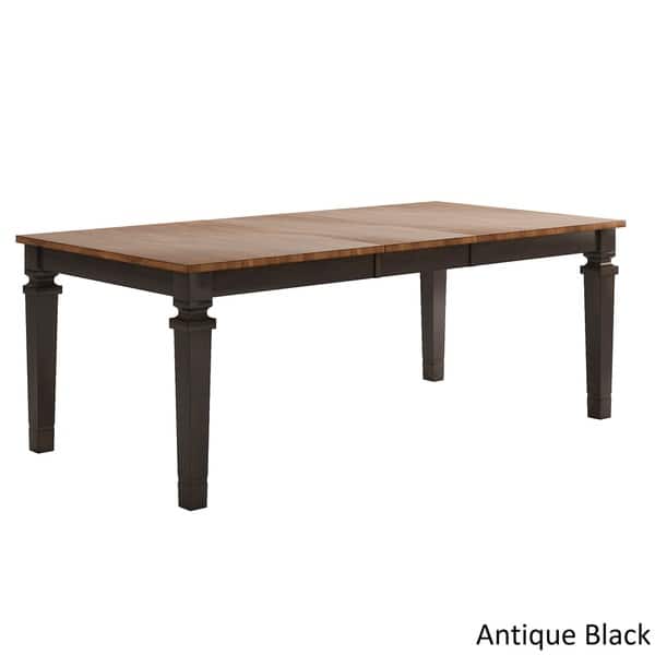Elena Solid Wood Extendable Rectangular Dining Table By Inspire Q Classic Overstock 18519160 Blue